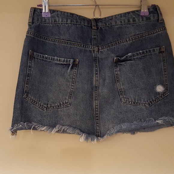 Cute Forever 21 jeans  distressed skirt. - Picture 2 of 4